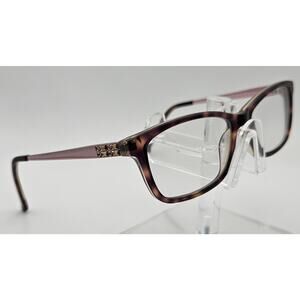 bebe Eyeglasses Frames Tortoise Frame Pink Logo Temples 52 15 135 K3